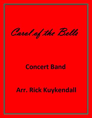 Carol of the Bells Concert Band sheet music cover Thumbnail